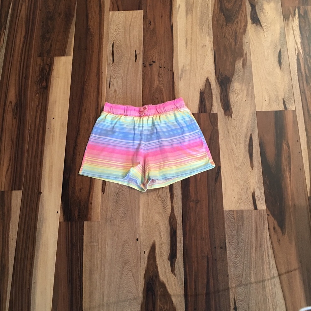 Rainbow Striped Kids Shorts